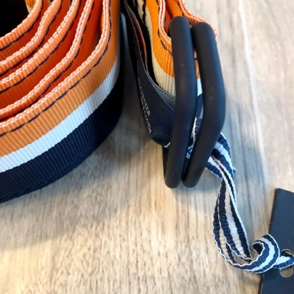 Vineyard Vines D Ring “Orange Peel” Belt. Orange, Navy, White. NWT XXL 🍊 - Picture 5 of 6
